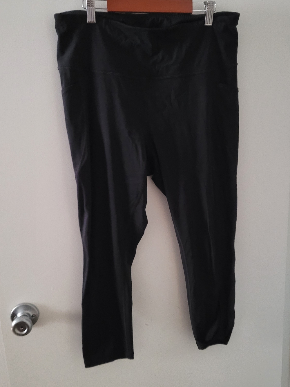 CRZ YOGA Black High-Waist Performance Leggings